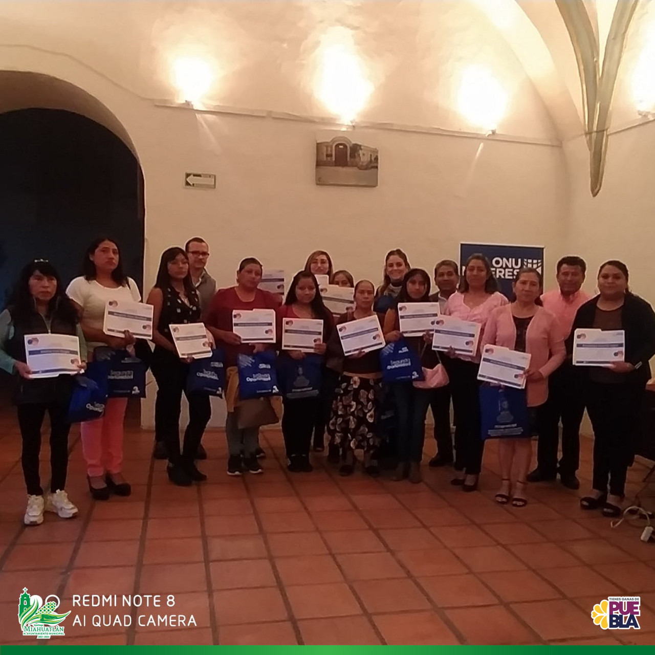 Mujeres del municipio de Santiago Miahuatlán refuerzan sus conocimientos con el Programa #SegundaOportunidad por parte de ONU MUJERES.